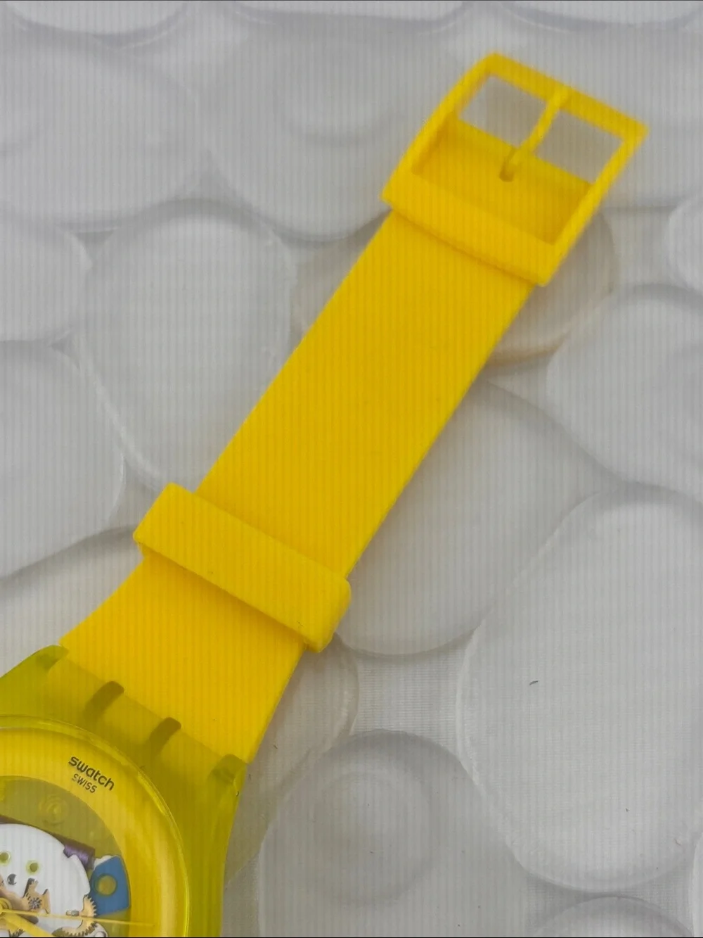 Swatch Watch - SUOJ100 - YELLOW LACQUERED